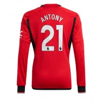 Manchester United Antony #21 Domáci futbalový dres 2023-24 Dlhy Rukáv